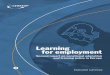 Learning for employment - Cedefop Second report on ... education and training and its links with general education and lifelong learning.Its aim is to stimulate debate ... sector,