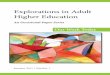 Explorations in Adult Higher Education - SUNY Empire · PDF fileor the members of the Explorations in Adult Higher Education Advisory Board. ... Adult Higher Education at the Intersection