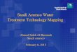 Saudi Aramco Water Treatment Technology  · PDF fileSaudi Aramco Water Treatment Technology Mapping Ahmed Saleh Al-Rammah Saudi Aramco February 6, 2013