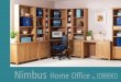 Nimbus Home Office - Corndell Furniture · PDF fileExecutive Office Chair C50 Black leather upholstery. Adjustable gas lift seat. sh490–590 x w530 x d510mm sh19¼–23¼ x w20¾