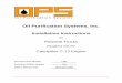Oil Purification Systems, Inc. Purification Systems, Inc. Installation Instructions for Peterbilt Trucks Equipped with the Caterpillar C-13 Engine Document Part Number l-002