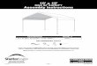 MAX AP CANOPY Assembly Instructions - Camping … Max AP Compact...Page 1 05-23521-0D 10' x 10' MAX AP CANOPY Assembly Instructions DesCrIPtION MODel # 10' x 10' MAX AP Canopy - 4