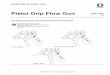 Pistol Grip Flow Gun - · PDF fileInstructions-Parts List Pistol Grip Flow Gun For dispensing ambient temperature sealants and adhesives. Important Safety Instructions Read all warnings