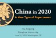 HuAngang - Brookings lasting from 1980 to 2020, is what ... China, An Emerging Superpower ... of Defense Capital Power among China, U.S., Japan, and India, 