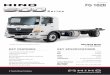 FG 1628 -  · PDF fileFG 1628 hino.com.au A Toyota Group Company * Illustration may contain items not standard to the model 4 x 2 Cab Chassis ADR 80/03 Model key FeATUReS