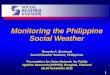 Monitoring the Philippine Social Weather - ANPOR the Philippine Social Weather ... SWS Exit Poll vs. Comelec Count ... Angara Lacson Ejercito Estrada Recto