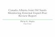 Canada-Alberta Joint Oil Sands Monitoring External …aemera.org/wp-content/uploads/2016/02/JOSM-Scientific...Canada-Alberta Joint Oil Sands Monitoring External Expert Peer Review