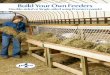 Build Your Own Feeders - Premier1Supplies · PDF fileDouble-sided or Single-sided using Premier’s panels! Build Your Own Feeders