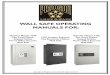 WALL SAFE OPERATING MANUALS FOR - Paragon …7750,7700ParaGuardWall...WALL SAFE OPERATING MANUALS FOR: ... Digital Keypad Deluxe Home Office ... the mechanism will automatically lock