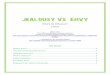 Jealousy vs Envy - Talibiddeen Jr. Companion Blog · PDF fileJealousy vs Envy What’s the Difference? Lesson Based upon “The Difference Between Jealousy and Envy” Answer to a