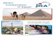 Cooperation in Egypt - JICA · PDF filecontinued to provide cooperation in Egypt. Through cooperation across a wide range of sectors, JICA will continue to support the sustainable