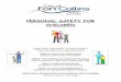 PERSONAL SAFETY FOR CHILDREN - City of Fort Collins · PDF filePERSONAL SAFETY FOR CHILDREN WHAT ARE THE RISKS TO YOUR CHILD? (Facts and figures on child abductions) HOW TO TALK TO