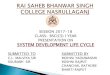 SYSTEM DEVELOPMENTS LIFE CYCLE BSC I 2018