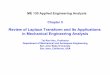 Review of Laplace Transform and Its Applications in ... 5 Lapalce transform.pdf · Review of Laplace Transform and Its Applications in Mechanical Engineering Analysis Tai-Ran Hsu,