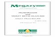 ASSAY PROCEDURE - Megazyme · PDF fileASSAY PROCEDURE K-YBGL 12/16 ... and fungal preparations.23 The procedure readily allows the ... benzoic acid. Stable for > 5 years at room temperature