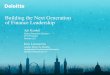 Building the Next Generation of Finance Leadership · PDF fileof Finance Leadership ... • To facilitate business ownership of leadership development and talent management ... Talent