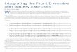 Integrating the Front Ensemble with Batter · PDF fileIntegrating the Front Ensemble with Battery Exercises By Gene Fambrough. percussive notes 41 MAY 2013 Example 2 Although it is