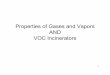 Properties of Gases and Vapors AND VOC Incineratorsweb.nmsu.edu/~dwdubois/15_lecture_CEE452.pdf · Properties of Gases and Vapors AND VOC Incinerators. 2 ... Henry’s Law: P gas=HCl