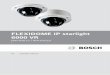 6000 VR FLEXIDOME IP starlight - …resource.boschsecurity.us/documents/NIN_6300_Installation_Manual...of IP cameras and appliances. The software supports up to 16 cameras. Bosch Video