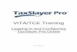 Logging in and Configuring TaxSlayer Pro Online · PDF fileLogging In and Configuring TaxSlayer Pro Online 6 TaxSlayer Pro Online displays the Login Page: 8. Type your user name, new