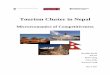 Tourism Cluster in Nepal - Institute For Strategy And ... · PDF fileTourism Cluster in Nepal ... This low-value demand has limited the incentives for new ... according to World Bank