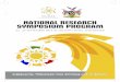 NATIONAL RESEARCH SYMPOSIUM PROGRAM resreach...NATIONAL RESEARCH SYMPOSIUM PROGRAM 23 - 25 SEPTEMBER 2015 AT HILTON HOTEL, WINDHOEK Research, Weaving the Future and Beyond 3 08h00