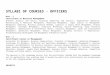 SYLLABI OF COURSES - OFFICERS - media.dgrindia.commedia.dgrindia.com/pdf/directorate/.../management/Sylla…  · Web view... Basic DOS Commands, Elements of Word ... Optic Fiber