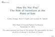 How Do You Pay? The Role of Incentives at the Point-of- · PDF fileHow Do You Pay? The Role of Incentives at the Point-of-Sale ... TV