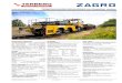 Technical data sheet TERBERG/ZAGRO RR222/RR282 · PDF fileTechnical data sheet TERBERG/ZAGRO RR222/RR282 6x4 Road/Rail vehicle ... • Control system with optical and ... • Coupling