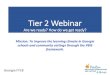 Tier 2 Readiness - Georgia Department of · PDF filemental health referrals, ... School Readiness: Part 1 Is Tier 1 implemented with fidelity across all settings and ... in Tier 1,