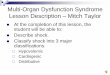 Multi-Organ Dysfunction Syndrome Lesson Description …acls4u.homestead.com/MultOrganDysfunctionSyndromeVoiceOver.pdf · Multi-Organ Dysfunction Syndrome Lesson Description ... Distinguish