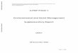 Environmental and Social Management Supplementary Report  file1.2 Purpose and scope of Supplementary Report ... 2.1.5 Choice of dredging sites ... 3.1.2 PIUs