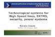 Technological Systems for High Speed Rail Lines, … Rail Presentations... · Technological systems for High Speed lines ... • The on-board sub-system calculates a dynamic speed
