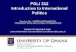 POLI 212 Introduction to International Politics of Education School of Continuing and Distance Education 2014/2015 –2016/2017 POLI 212 Introduction to International Politics Session