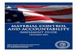 Material Control and Accountability Assessment Guide, Dec 2016 · PDF fileOJT On-the-Job Training ... source material or special nuclear material may be in bulk form or contained in
