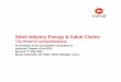 Steel Industry Energy & Value · PDF fileSteel Industry Energy & Value Chains ... By Ian Goldsmith, UK Public Affairs Manager, Corus. About Steel • Ubiquitous ... USA & Canada Western