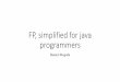 Functional Programming, simplified