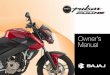 REV. 01, MAY 12 - Motohivemotohive.in/wp-content/uploads/2015/07/pulsar-200-NS-OwnerManual.… · Welcome to the Pulsar family! You are now the proud owner of the next generation