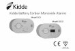Kidde Baery Carbon Monoxide  · PDF fileKidde Baery Carbon Monoxide Alarms EN50291-1 : 2010 License No. KM98848 Model 5CO Model 5DCO