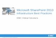 Microsoft SharePoint 2010 - SharePoint In The "Private Cloud" | SharePoint …… ·  · 2011-06-26SharePoint Farm Topologies Web Application ... any general best practice!!! 