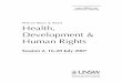 Health, Development & Human Rights - AAAS Development & Human Rights ... Principles, Policies and Governance ... including the Expanded programme on Immunization, 