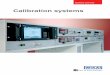 BR Calibration Systems en-co - wika.it · PDF fileCalibration of temperature instruments by comparison with ... temperature, electrical signals, ... Precision pressure indicator Model