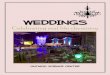 WEDDINGS - · PDF filePlease submit a list of names and contact ... This includes suppliers such as DJ’s, florists, bakeries, specialty linens and drapery, decals, entertainers,