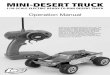 Operation Manual - Losi: The leaders in RC car and truck ... · PDF fileOperation Manual Thank you for choosing the Mini-DT from Losi®. This guide contains the basic instructions