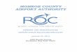 MONROE COUNTY AIRPORT AUTHORITY · PDF fileA Monroe County Airport Authority Board Meeting will be conducted to ... Rochester include University of Rochester/Strong ... JetBlue Airways