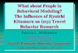 What abt people in behav modeling? Influence of Ryuichitrans.kuciv.kyoto-u.ac.jp/tba/images/stories/kitamurakinen/... · What about People in Behavioral Modeling? The Influence of