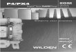 P4/PX4 - AxFlo WIL-10161-E-01 Simplify your process Engineering Operation & Original Maintenance ™ Series PLASTIC Pumps