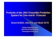 Products of the JMA Ensemble Prediction System for One ... · PDF fileProducts of the JMA Ensemble Prediction System for One-month Forecast ... MJO,ISO of Asia monsoon ... 2002.1.1-1.23