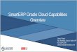 SmartERP Oracle Cloud capabilities presentation