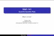 Math 141 - Quantile-Quantile Plots - Reed Collegepeople.reed.edu/~jones/Courses/P14.pdfOrder Statistics and Sample Quantiles There are numerous deﬁnitions of sample quantiles chosen